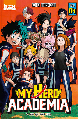 manga my hero academia tome 04 occasion kohei horikoshi ki-oon la bourgade du manga 